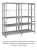 Стеллаж для одежды ТСУ 2/4 (2500х1060х600) УП Стеллаж для одежды ТСУ 2/4 (2500х1060х600) УП