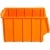Пластиковый ящик 700 (оранжевый)